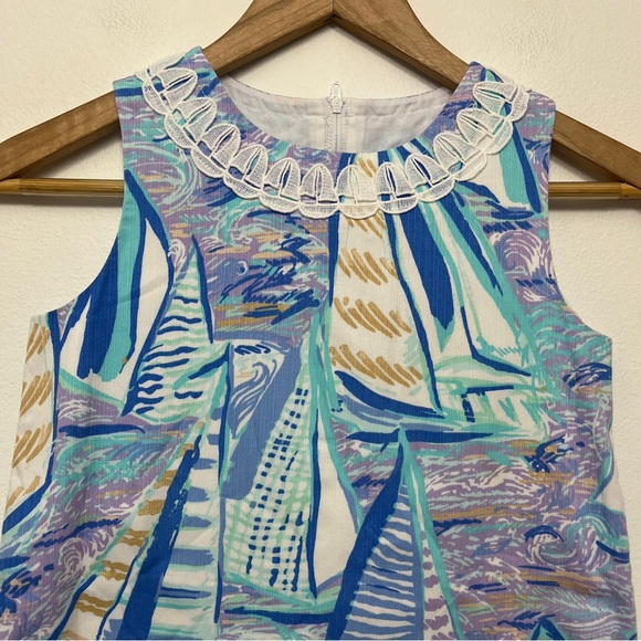 SOLD Lilly Pulitzer Girls Lilly Knit Shift Dress size 10 - Picture 2 of 6